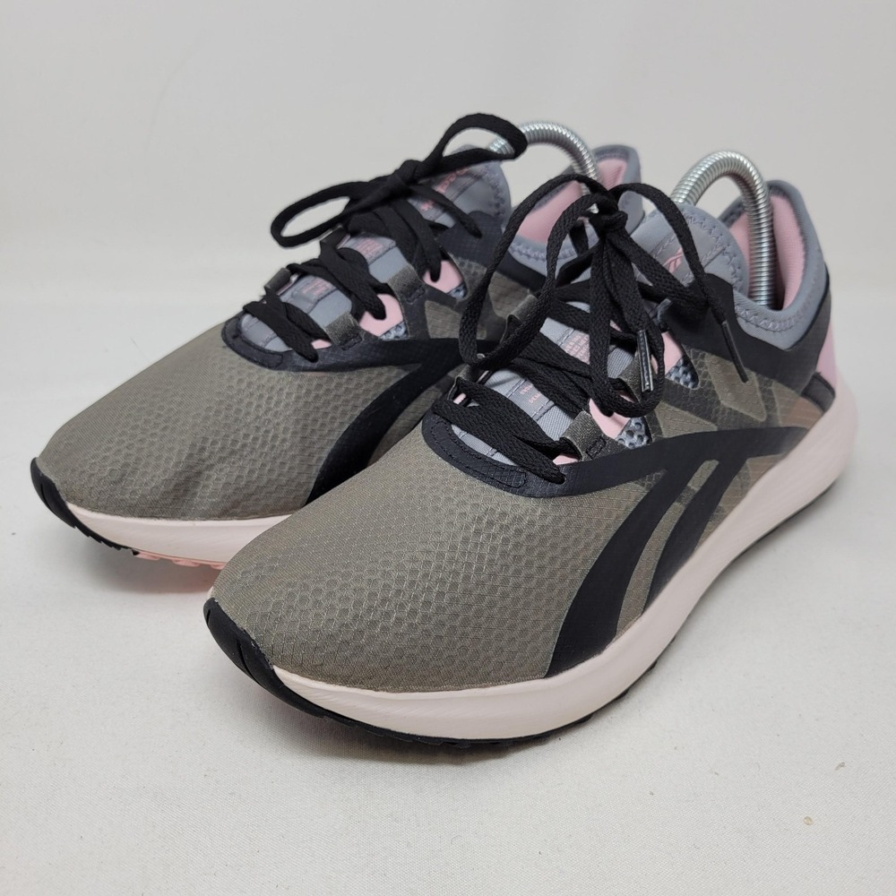 Reebok FuelFoam Shoes Womens Size 7.5 Gray Pink Mesh Running Sneakers Athletic
